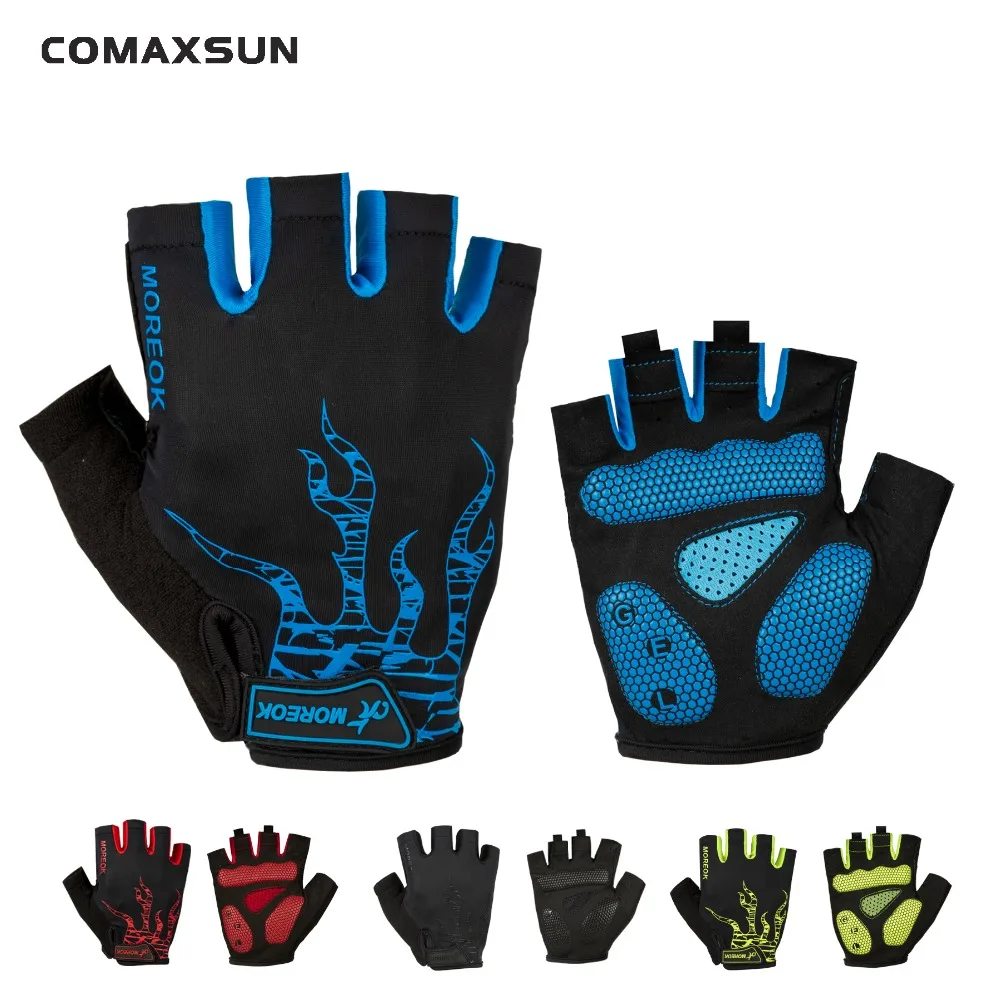 Cycling-Gloves-Half-Finger-Bike-Gloves-Shockproof-Breathable-MTB ...