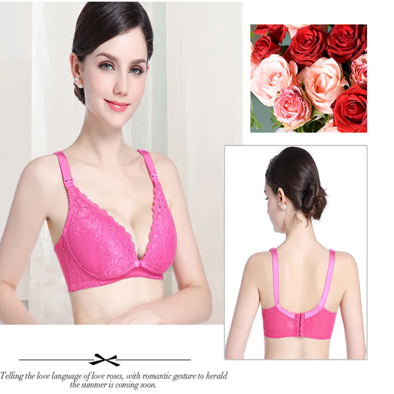 MODENGYUNMA BreastFeeding Bra Lace Cotton Maternity Nursing bra For Pregnant Women Pregnancy Underwear Intimates 2018 