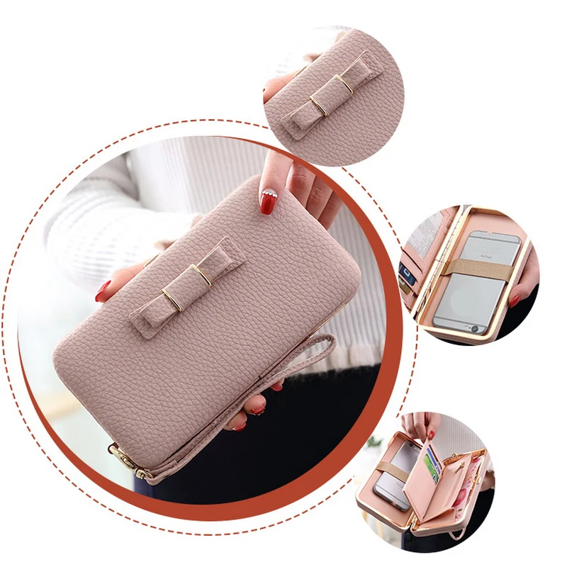 bilder für LANCASE Brieftasche Tasche Für iPhone 6 S Fall 7 Plus Dame Niedlichen Reißverschluss Ledertasche Für Samsung Galaxy A5 2017 S8 S7 Rand Handtasche Bowknot bilder für LANCASE Brieftasche Tasche Für iPhone 6 S Fall 7 Plus Dame Niedlichen Reißverschluss Ledertasche Für Samsung Galaxy A5 2017 S8 S7 Rand Handtasche Bowknot