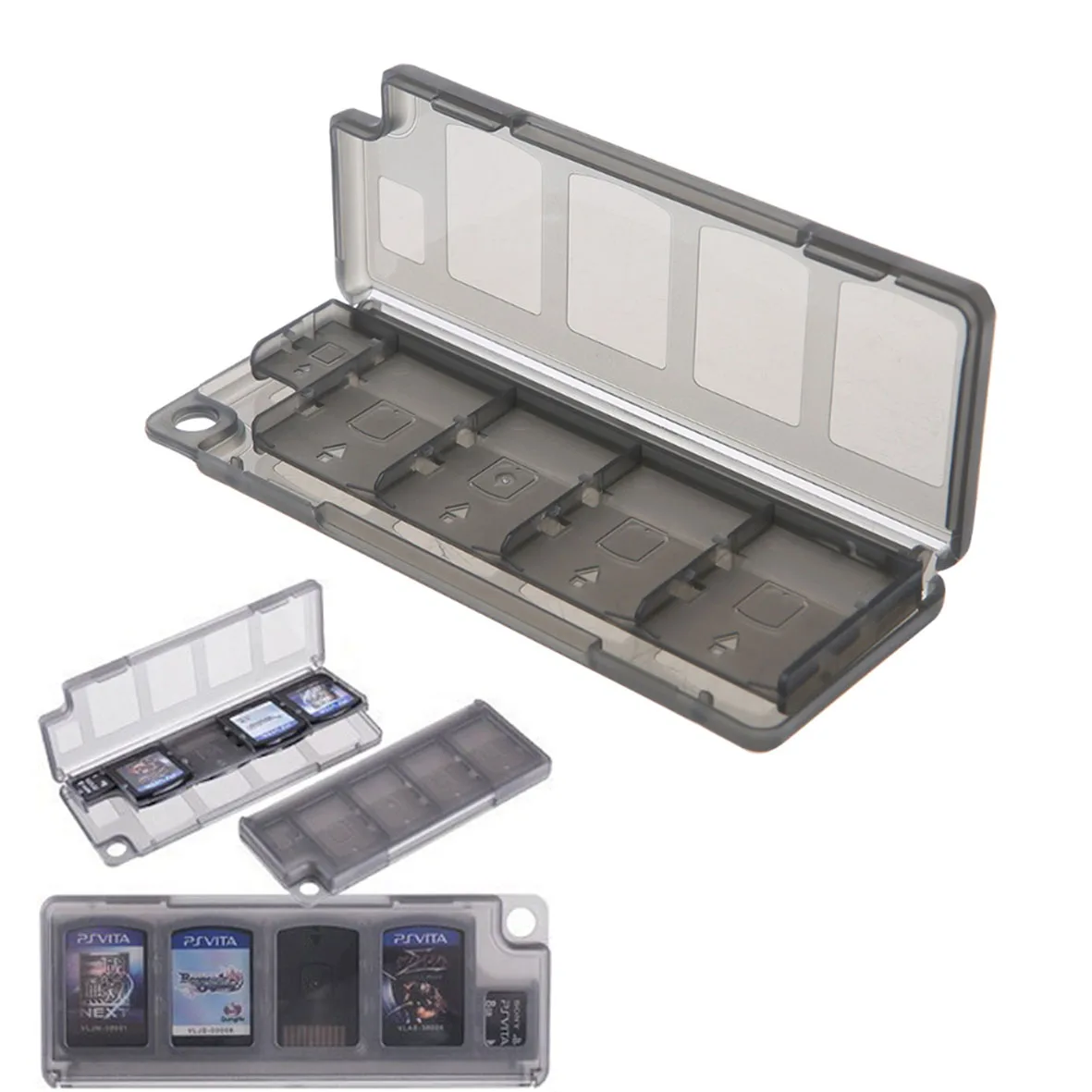

Portable Memory Card Holder VITA cards TF cards 10 in 1 Game Memory Card Storage Case Box Holder