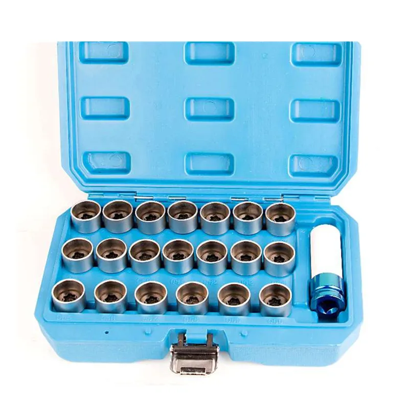 

21pcs Wheel Screw Lock Socket Set For BMW For Anti-theft Socket Removal