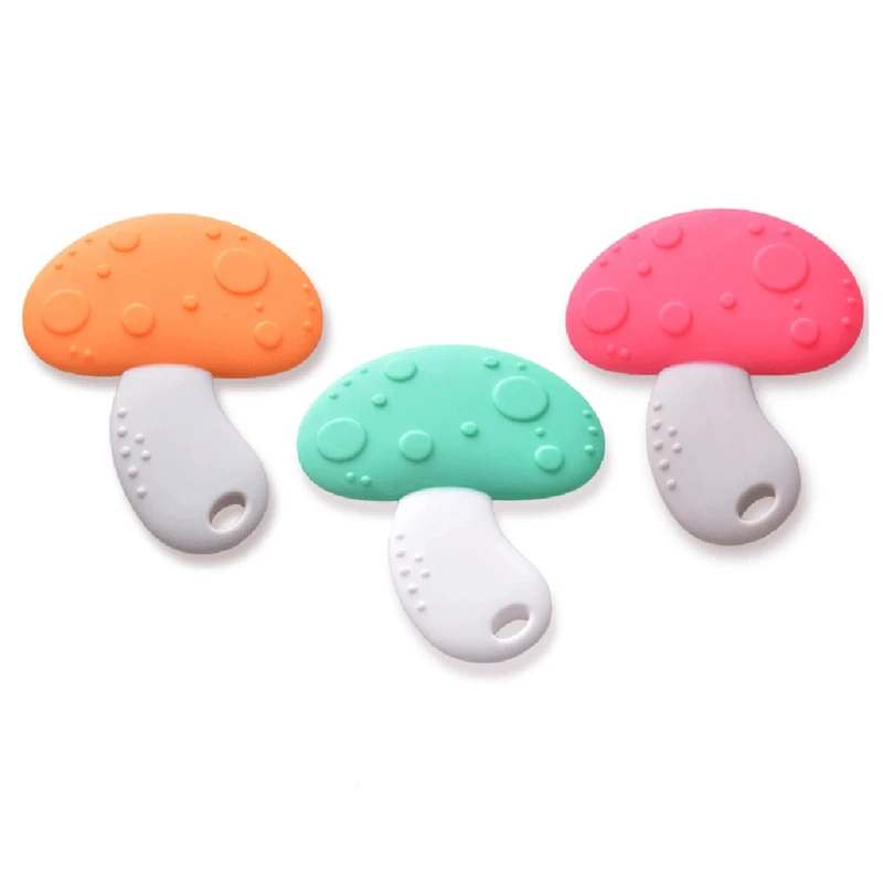 1Pc Baby Teether Molars Bulk Silicone Tooth Gel Beads DIY Necklace Pacifier Chain Baby Molar