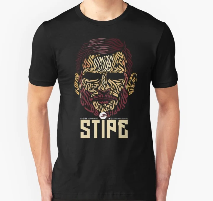 

Men Short sleeve tshirt Stipe Miocic Original by Ammaart Unisex T Shirt Women t-shirt