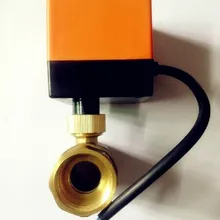 1/" DN15 AC24V Электрический шарик Клапан, латунь моторизованный шаровой Клапан, тип коммутатора Электрический двусторонний Клапан s