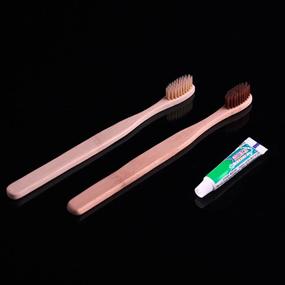 1 Mini Toothpaste with Soft Bristle Bamboo Handle Toothbrush 1pc