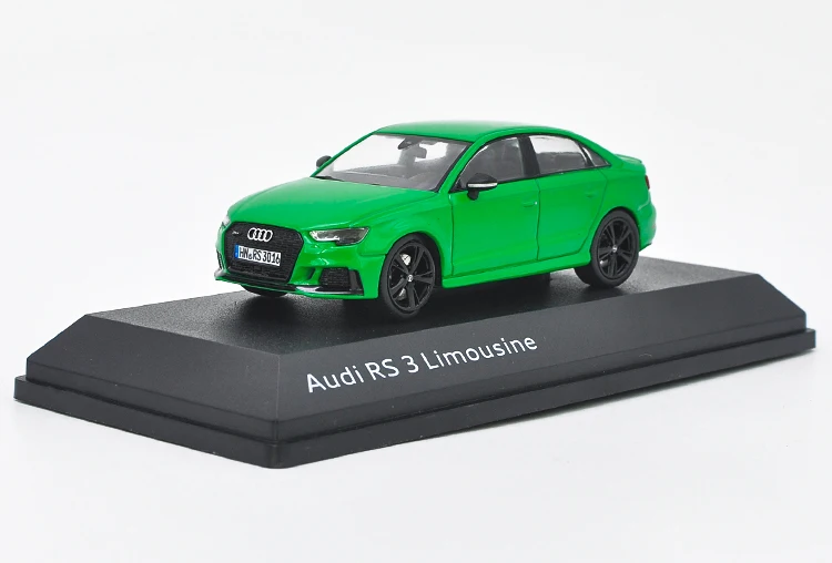 1/43 AUDI RS3 люкс 2016 зеленый литья под давлением модель автомобиля коллекция | Игрушки