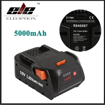 

Eleoption 18V 5000mAh High Capacity Li-ion Replacement Battery For RIDGID R840083 CS0921 R84008 AC840084 L1830R