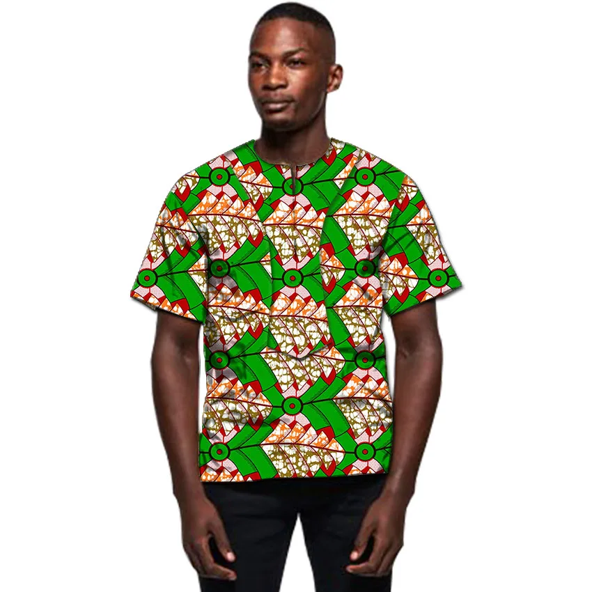 Анкара футболка с рисунком человек Дашики топы с короткими рукавами Мужская Африканский одежда летние лоскутные футболки Индивидуальные