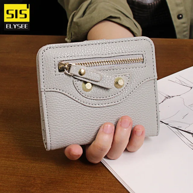 0 : Buy Minimalist Leather Women Slim Wallets Tassel Small Short Coin Purses Money ...