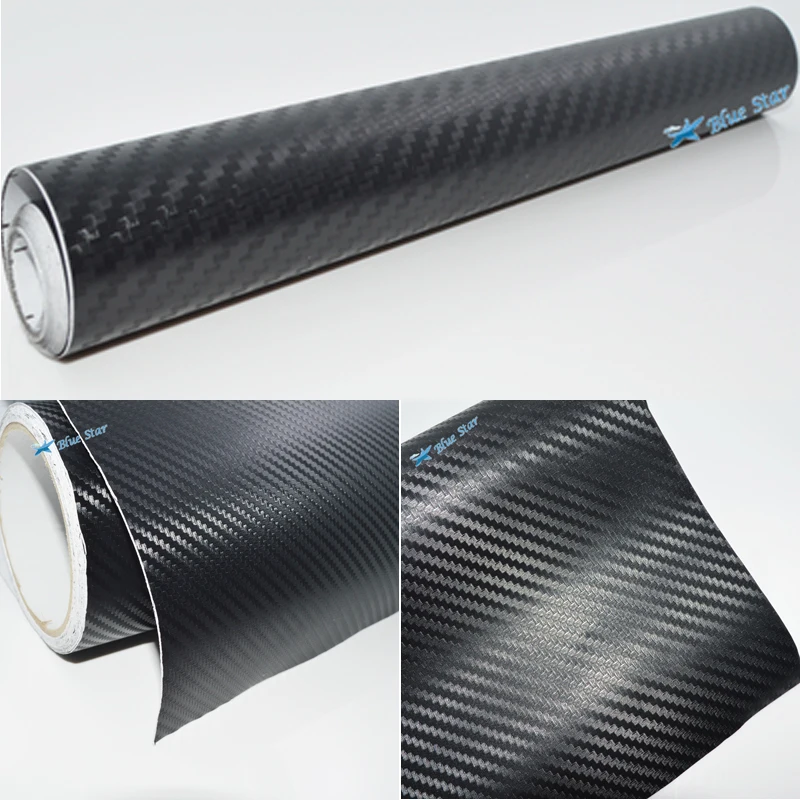 Car Styling 170cmX50cm 3D Carbon Fiber Vinyl Film Car Sticker