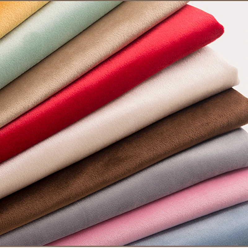 

Velvet Fabrics Pleuche Heavy Seat Cover Pillow Soft Thickness Curtain Cloth Sport Wear 155CM Wide 350G/Meter