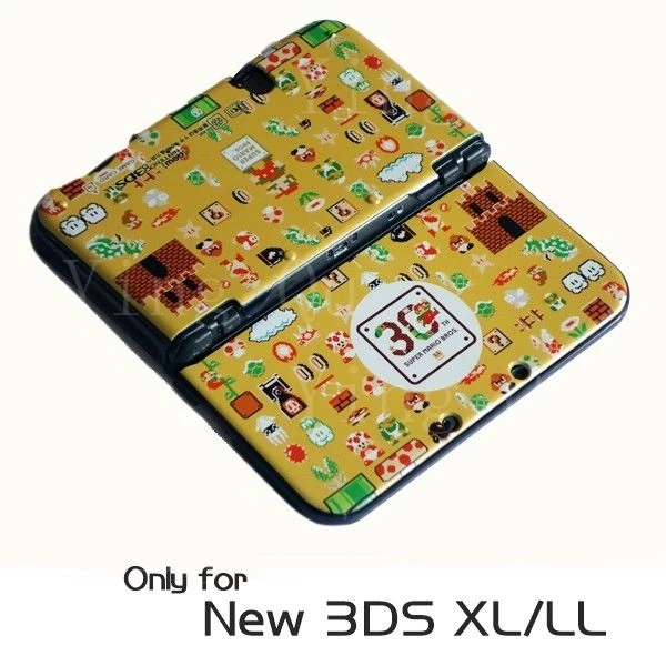 Матовый Жесткий Пластиковый корпус чехол для нового 3DS XL LL для нового 3dsxl 3dsll наклейка и протектор - Цвет: XDS007