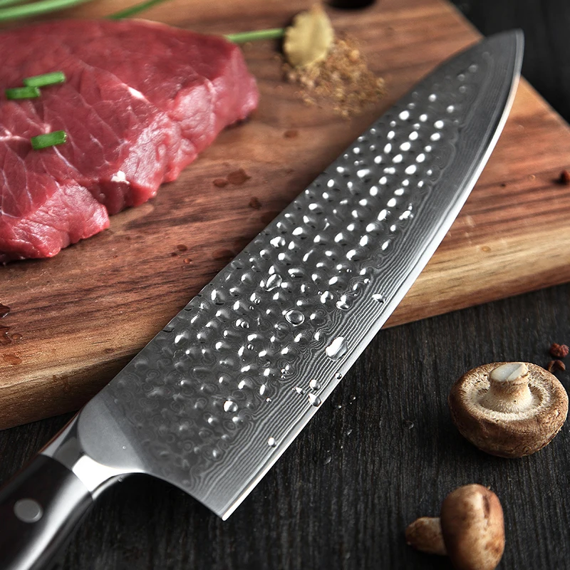  XINZUO 10-in Chef Knife Kitchen knife High Quality Damascus High Carbon Stainless Steel Japanese Se - 33015669775