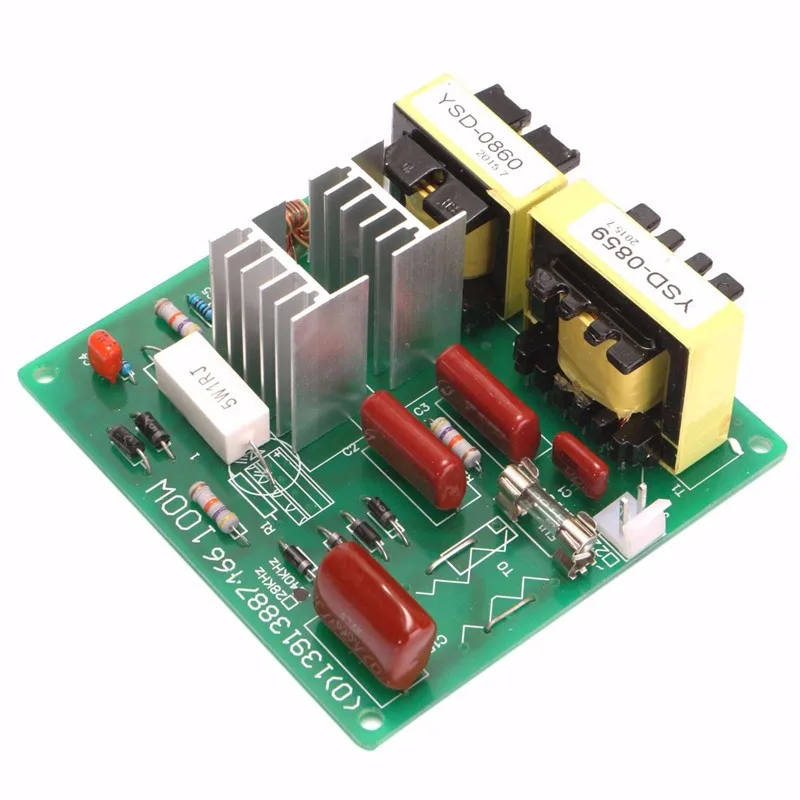  Ac 110v 100w 40k Ultrasonic Cleaner Power Driver Board+1pcs 60w 40k Transducer For Ultrasonic Clean