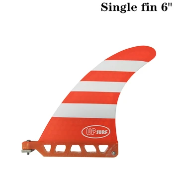 

Surf longboard fin 6 inch Barbatana Surf 6 inch Fin Fibreglass Barbatana in Surfing single Fin stand up paddle Red/Blue color