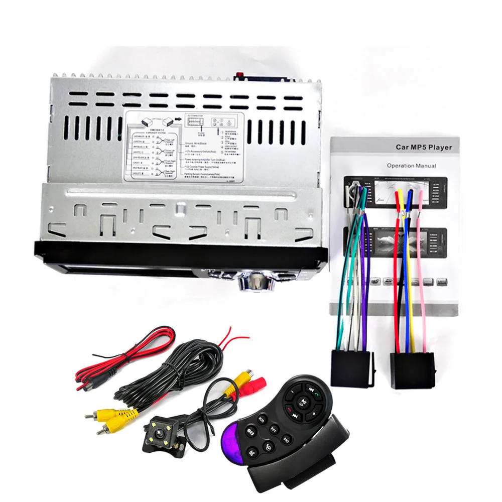 Автомагнитола с Bluetooth Mp3 MP5 DVD плеер автомобильный динамик Авторадио 1din SD/USB/TV аудио