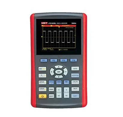 

UNI-T UTD1025DL UTD1050DL Digital Handheld 2 channel 25-50MHz Oscilloscope Scopemeter 250MS/s Multimeter DMM 2in1