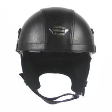 Helmet Visor With Collar  Open Face Half Motor with dual lens