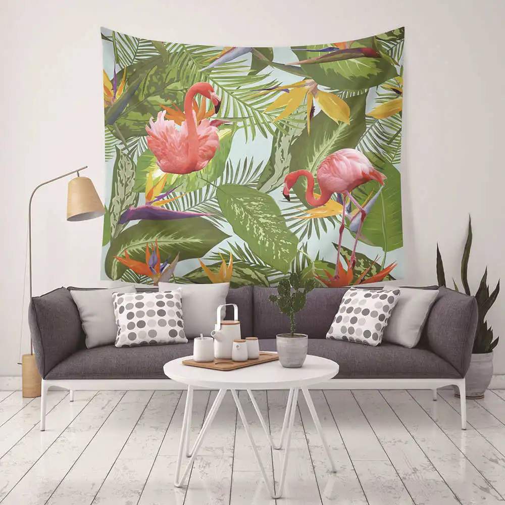 

Tropical Beautiful Tapestry Home Decorations Wall Hanging Forest Starry 100% Cotton Tapestries For Living Room Bedroom Macrame