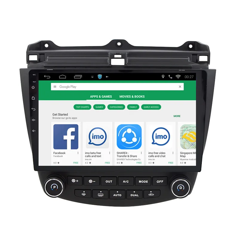 

ChoGath Android 8.0 car GPS Navigation 10.2 Inch for Honda Accord 7 2003-2007 Car Radio With 1080P Video Bluetooth Support SWC