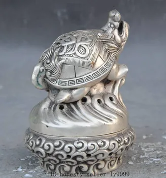 

chinese buddhism temple Dragon turtle beast statue Incense Burner Censer