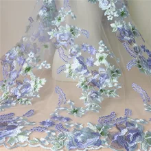 Модные Африканские кружева ткани вышитые Чистая кружевная ткань Тюлевая сетчатая кружевная ткань свадебное платье Высокое качество