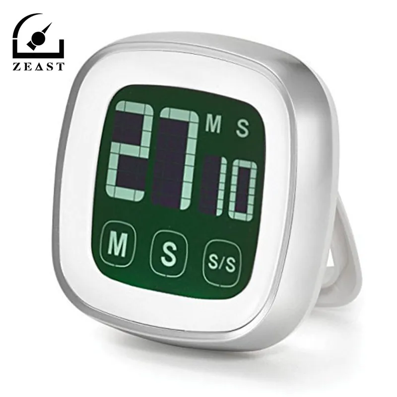 

Touch screen Digital Timer with Loud Alarm Backlit Display Count Down and Up Stopwatch Cooking Bread BBQ Kitchen Timer