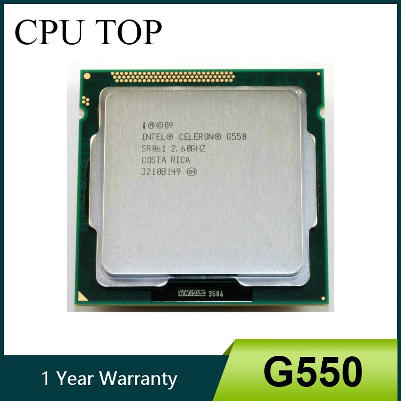 Процессор intel celeron G550 2 60 ГГц м кэш LGA 1155 TDP 65 Вт настольный процессор Бесплатная