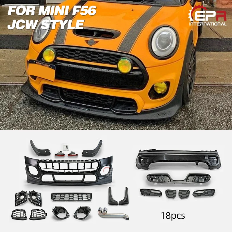 PP Боди Комплект для Mini F56 Hardtop JCW стиль боди (в комплекте FB/RB/Глушитель 18 шт.)