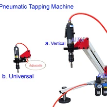 Высокое качество Вертикальная универсальная гибкая пневматическая нарезающая машина рука цанговый M3-M12 с 6 шт. Цанга