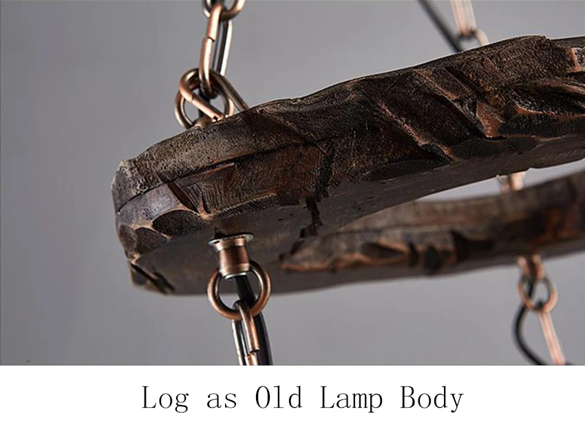 Зд обои промышленная ветровая люстра твердая деревянная подвеска индивидуальность старая лодка деревянные подвесные лампы освещение светильник