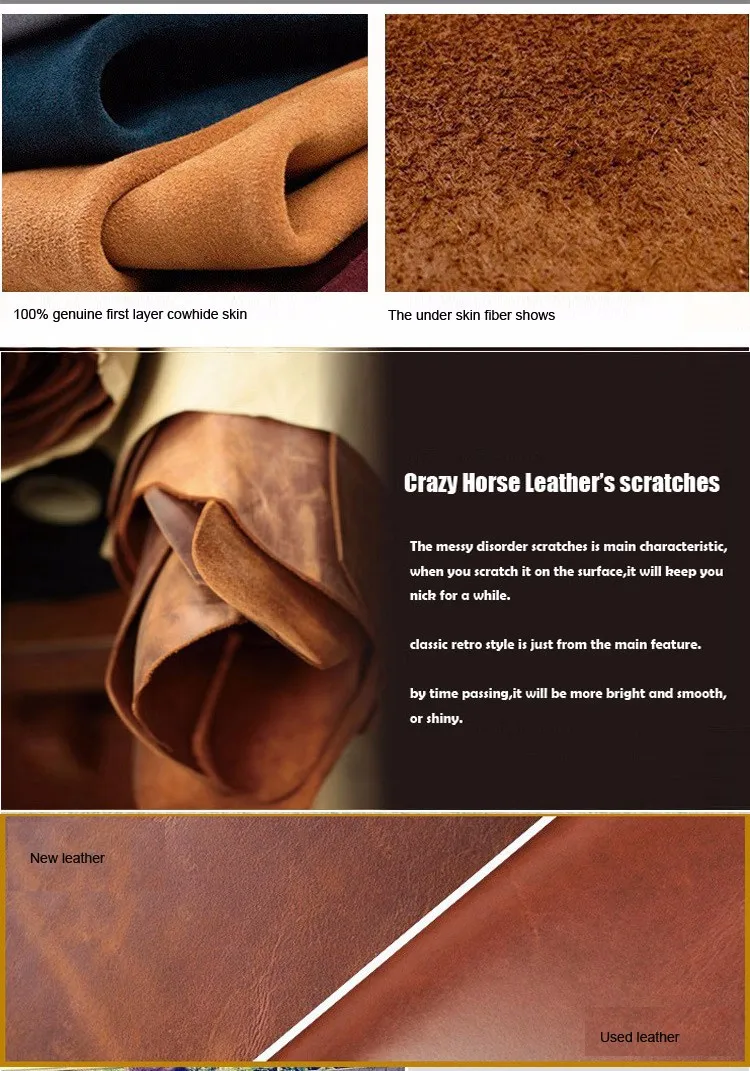Высокое качество Винтаж коричневый Для мужчин Пояса из натуральной кожи Портфели Crazy Horse кожа сумка 15.6 ''ноутбук Сумки