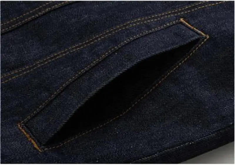 M-3XL 2018 New Winter Men Fleece Thicken Jeans Jacket Denim Coat With Oversize Collar For Denim Jacket Male Outwear Dark Blue (8)