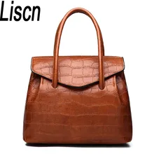 Женская сумка-хобо из кожи аллигатора, лоскутные сумки на плечо, Женская Большая вместительная сумка, новинка, Ретро стиль, масло, воск, из искусственной кожи, женская сумка