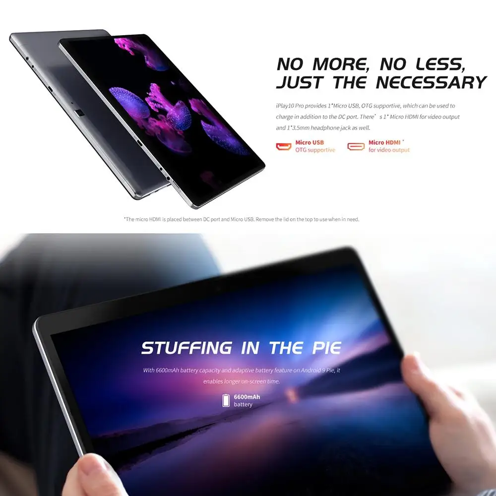  Original ALLDOCUBE iPlay10 Pro Tablet 101 zoll 3GB RAM 32GB ROM Android 9.0 MT8163 Quad Core Tablet