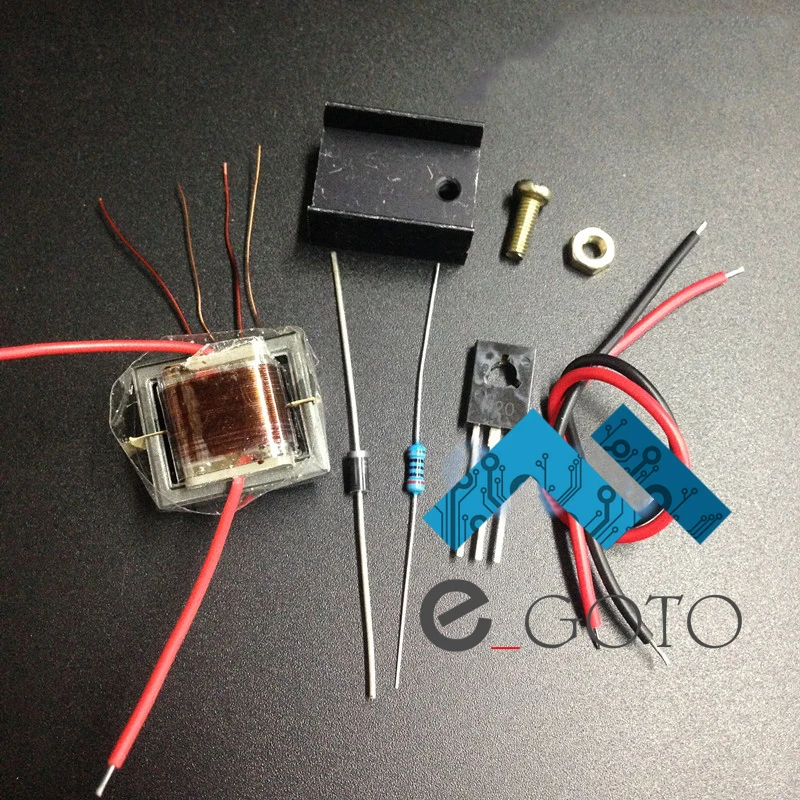 Diy Kit Inverter Booster High Voltage Generator Arc Module Electronic