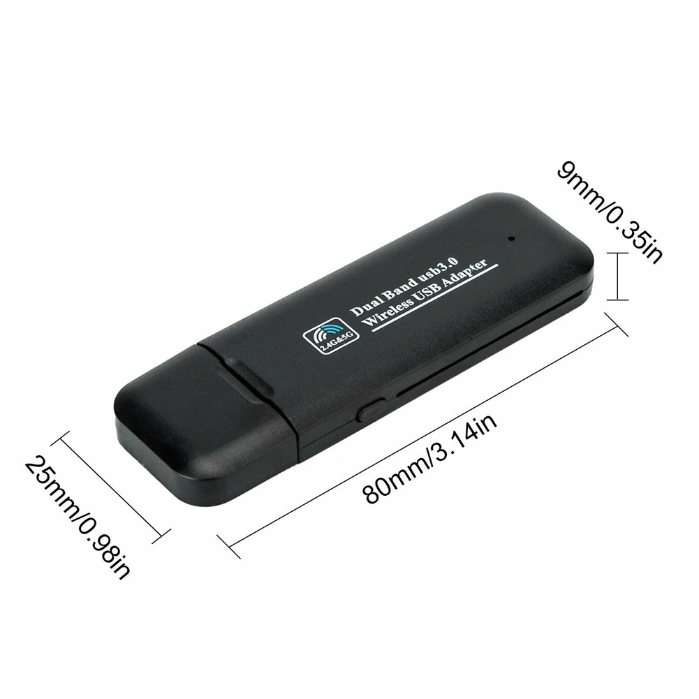 USB 3,0 AC 1200 Мбит/с 802.11ac WiFi беспроводной адаптер двухдиапазонный USB3.0 беспроводной USB адаптер для настольного компьютера и ноутбука 3D20