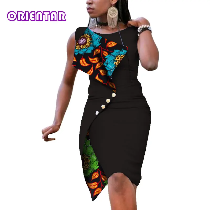Nova moda vestidos africanos para as mulheres