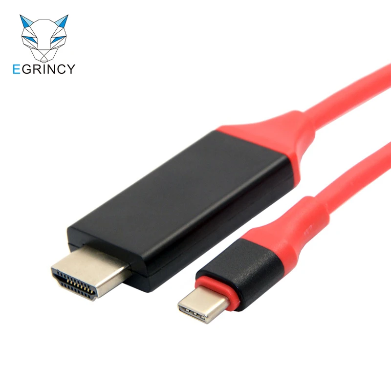 

USB C To HDMI 4K 1080P Type C To HDMI2.0 Adapter Thunderbolt 3 Cable 3D For 2019 Macbook Google Chromebook Pixel Samsung S8 Plus