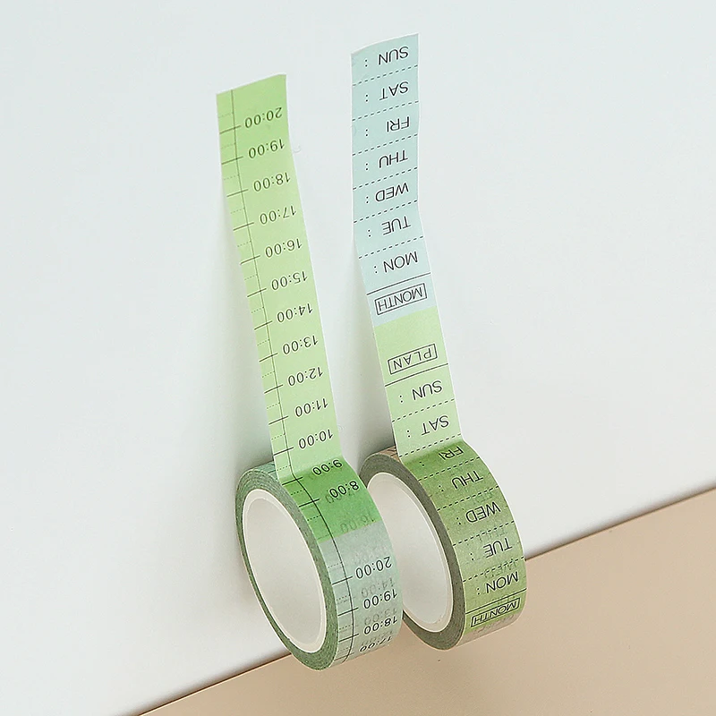 

Free shipping Paper tape diy befriend daily adhesive tape weekly washi tape time planner