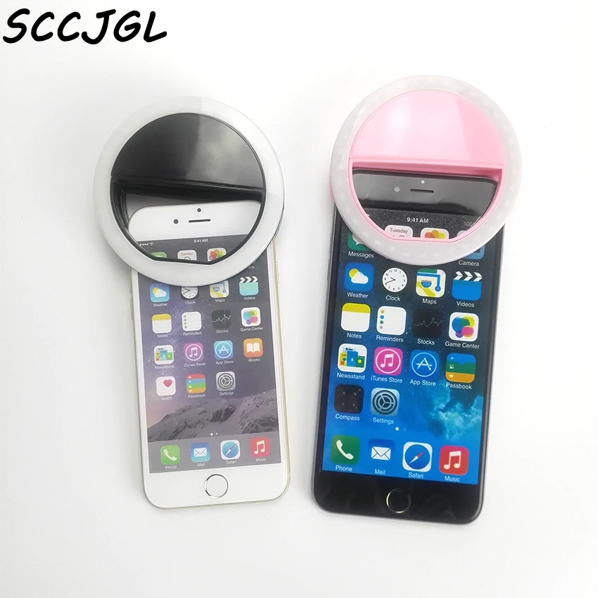 

New Universal Selfie Ring Flash Led Light Lamp Mobile Phone Led Selfie Lamp Ring Flash For Iphone For Samsung Phone Len