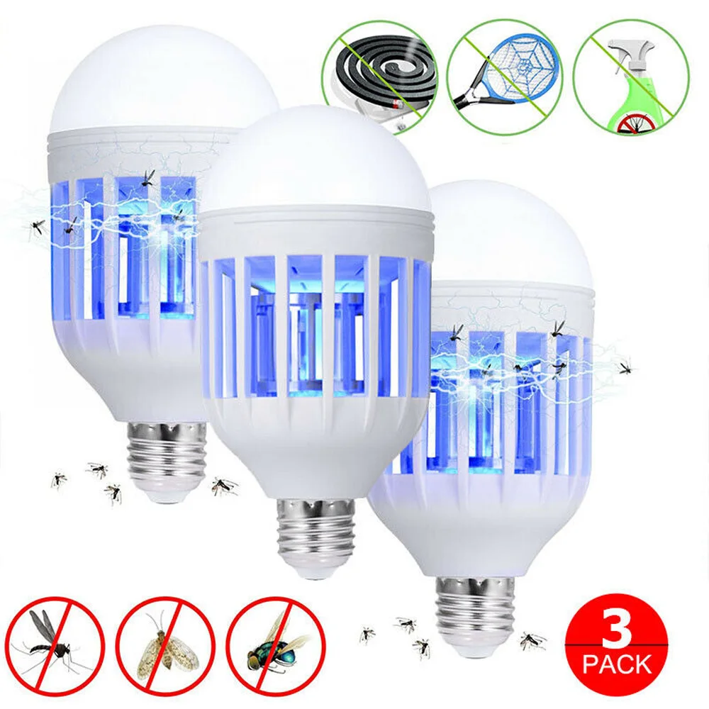 

Mosquitoes Lights LED Slope Lighting Bulb 15W Radiation-free Lamp Spare Safety