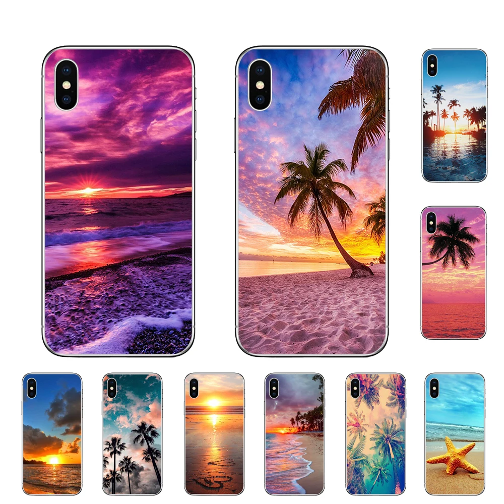 Чехлы для телефонов Ocean Beach Aloha Apple iPhone 7 8 6 6s Plus X XR XS MAX 5 5S SE мягкий чехол из ТПУ чехлы