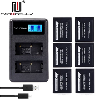 

6x NP-W126S NP W126S Battery + USB Charger for Fujifilm Fuji XT3 XA5 XT20 XT2 XH1 XT10 XE3 X100F xpro2 SHIP WITH TRACKING NUMBER