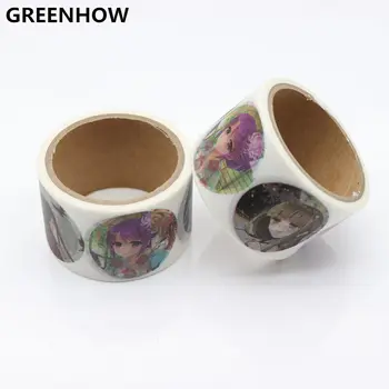 

GREENHOW Beautiful DIY Japanese Paper Washi Tapes Girls Colored Masking Tapes Decorative Adhesive Tapes Scrapbooking Tools 9008