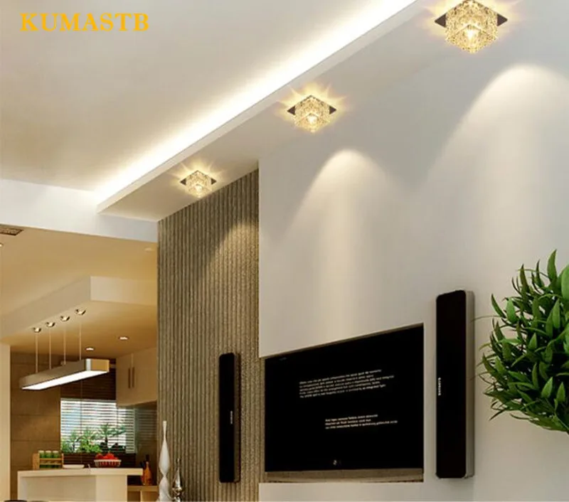 Square Crystal Ceiling Lamp 13