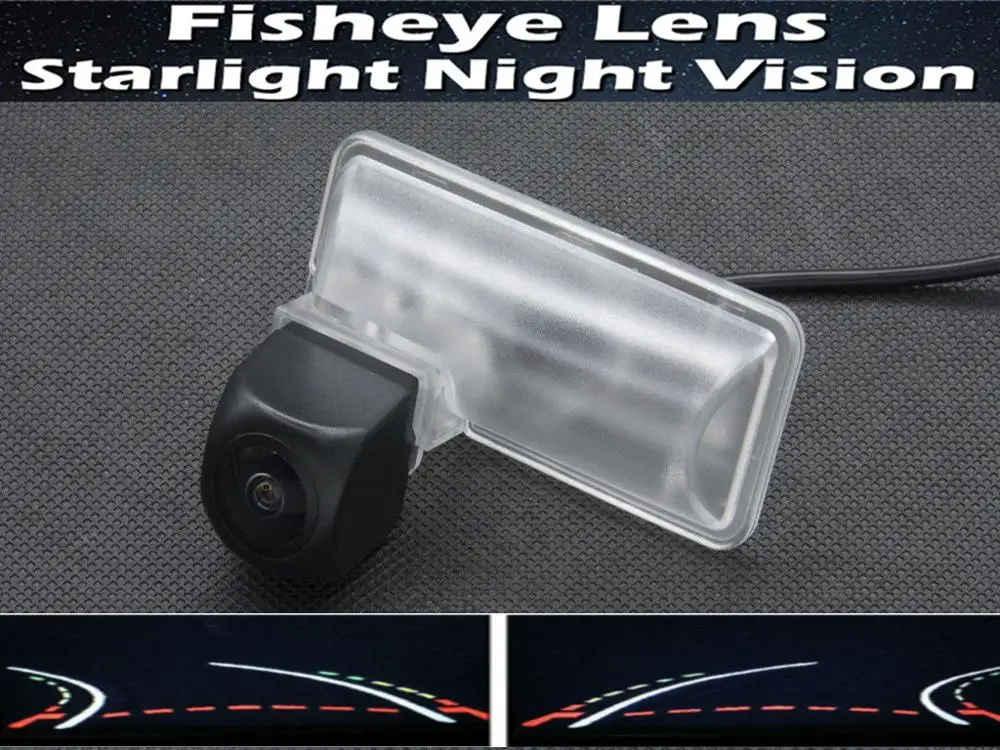 

1080P Fisheye Trajectory Tracks Car Parking Rear view Camera For Subaru Forester 2013 2014 2015 2016 Car Reverse Camera