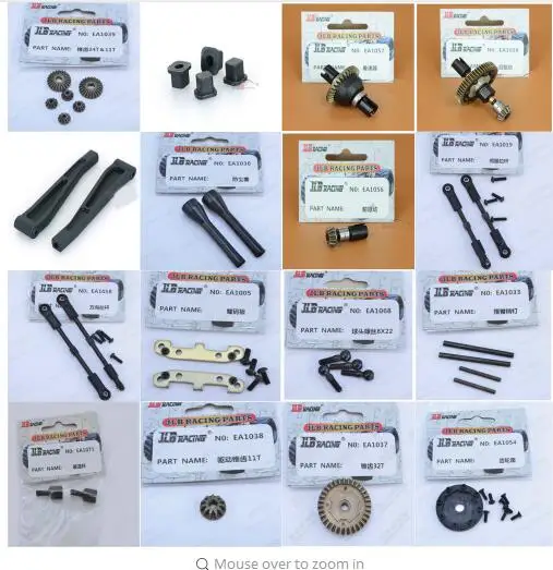 

JLB Racing CHEETAH 1/10 Brushless RC Car spare parts General differential gear pull rod arm