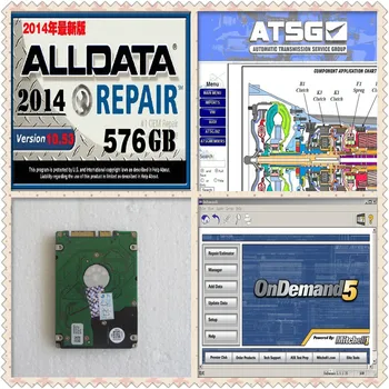

2019 Auto Car Repair Software all data 10.53 alldata + ATSG + 2014 Mithcell on demand software 3 in 1 750GB HDD