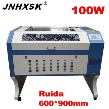 

JNHXSK 100W Ruida system laser engeaving and cutting machine TS6090 CO2 laser cutter DIY Acrylic wood 110V/220V